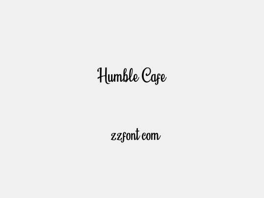 Humble Cafe