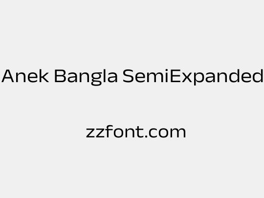 Anek Bangla SemiExpanded