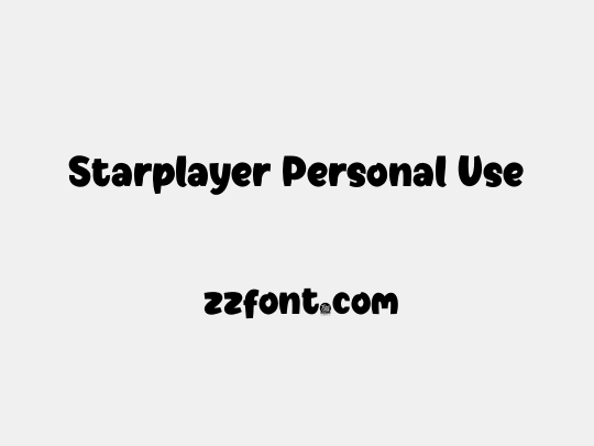 Starplayer Personal Use