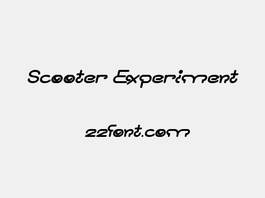 Scooter Experiment