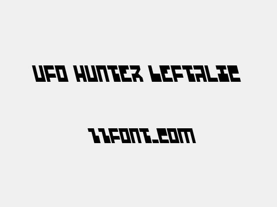 UFO Hunter Leftalic