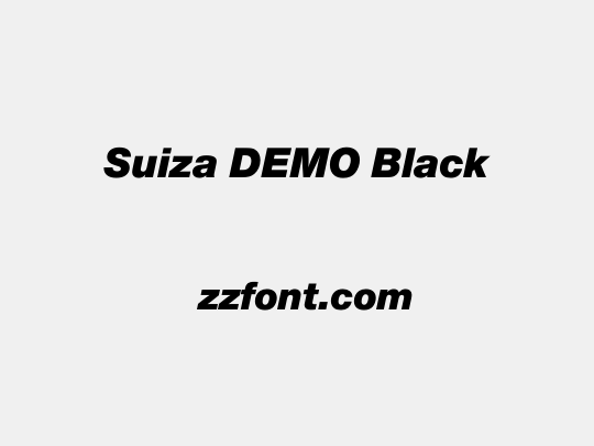 Suiza DEMO Black