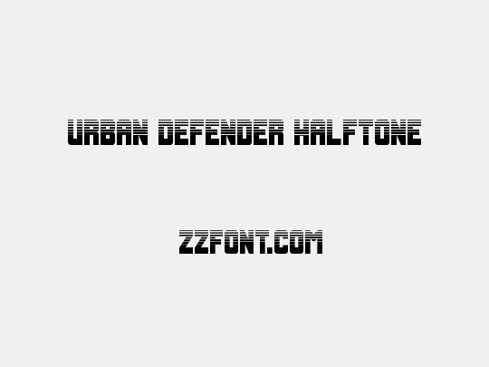 Urban Defender Halftone