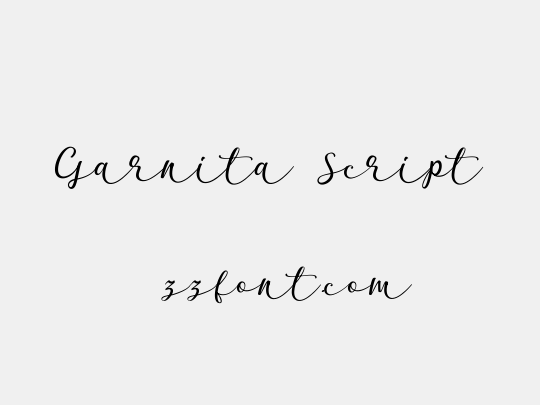 Garnita Script