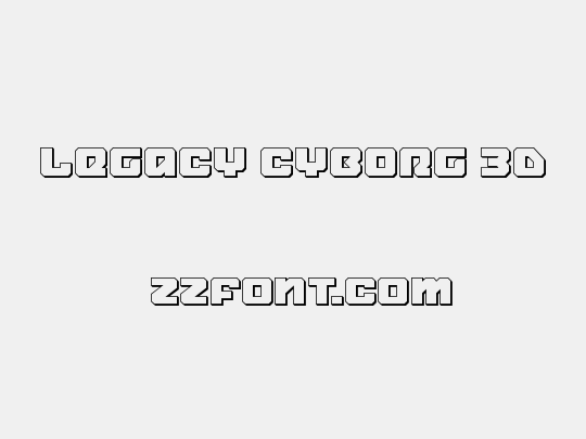 Legacy Cyborg 3D