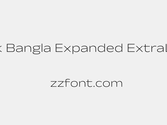 Anek Bangla Expanded ExtraLight