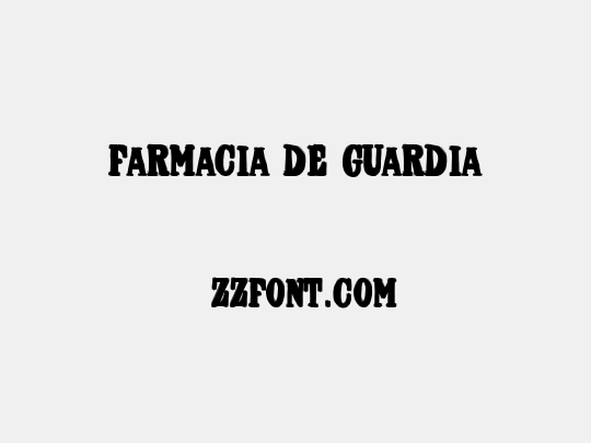 Farmacia de Guardia