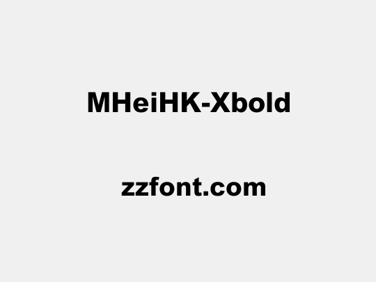 MHeiHK-Xbold