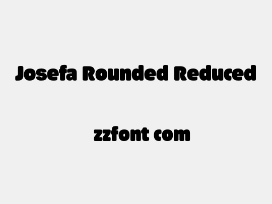 Josefa Rounded Reduced