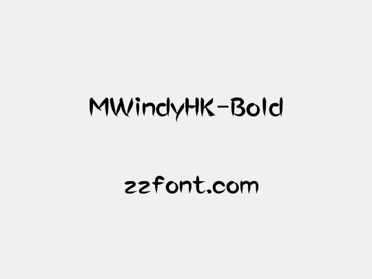 MWindyHK-Bold