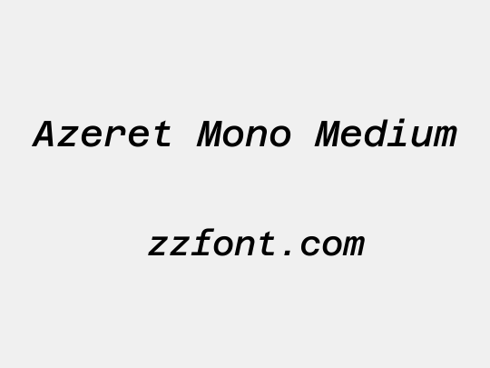 Azeret Mono Medium