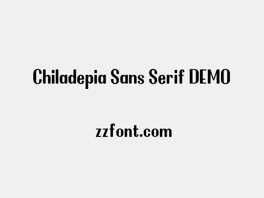 Chiladepia Sans Serif DEMO