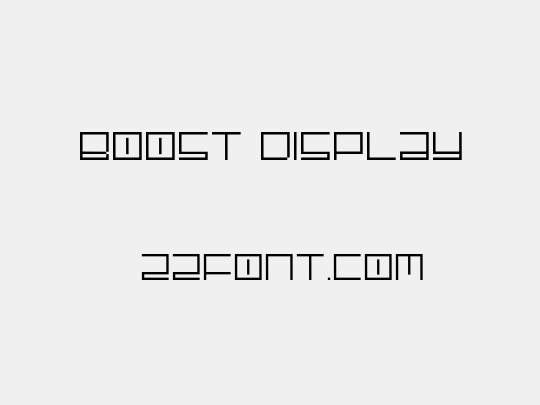 Boost Display