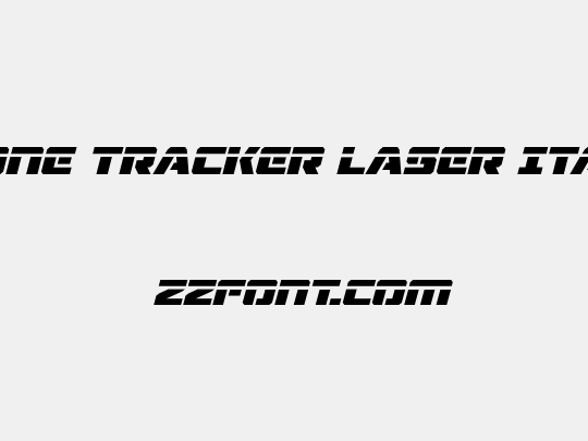 Drone Tracker Laser Italic