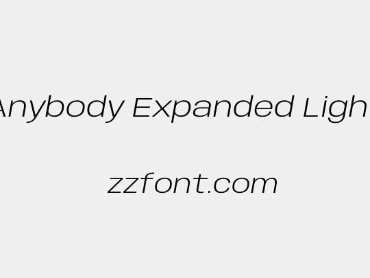Anybody Expanded Light