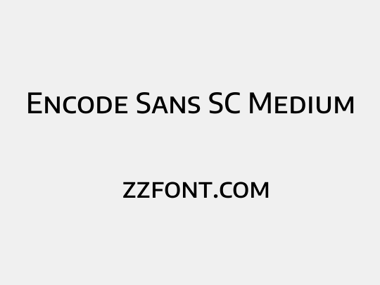 Encode Sans SC Medium