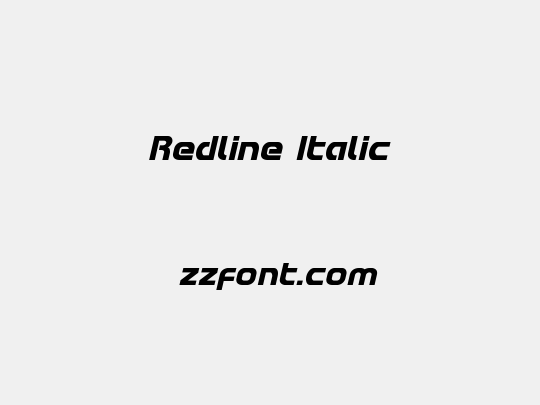 Redline Italic