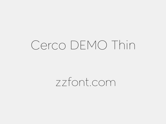 Cerco DEMO Thin