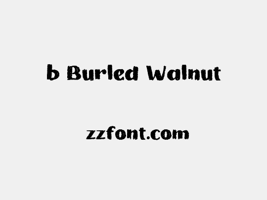 b Burled Walnut