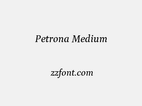 Petrona Medium