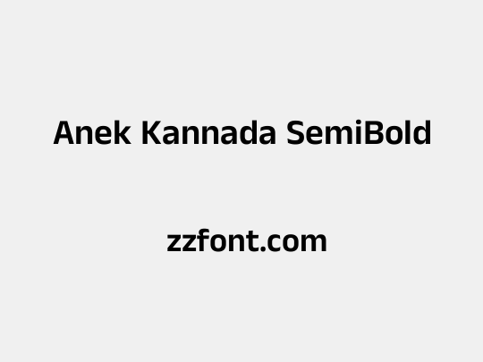 Anek Kannada SemiBold
