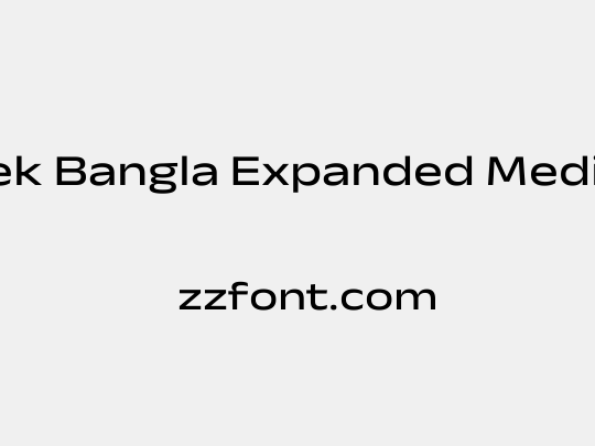 Anek Bangla Expanded Medium
