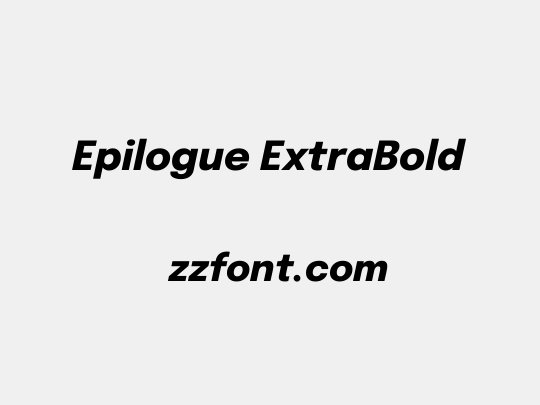 Epilogue ExtraBold