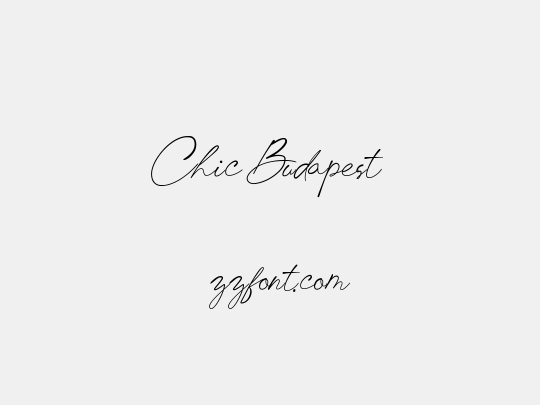 Chic Budapest