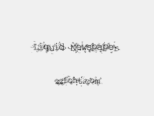 Liquid Newspaper