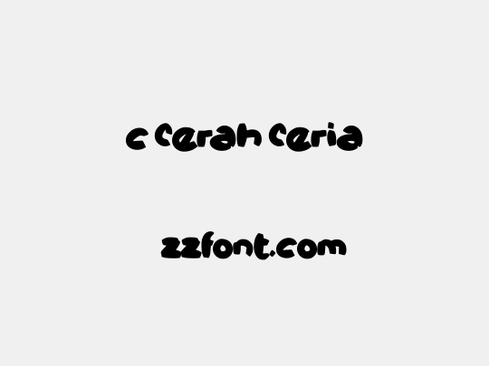 c Cerah Ceria