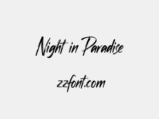 Night in Paradise
