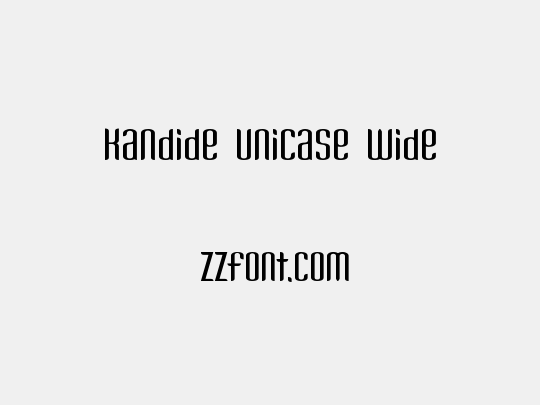 Kandide Unicase Wide
