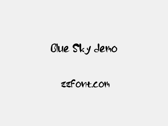 Blue Sky demo