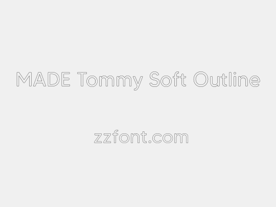 MADE Tommy Soft Outline