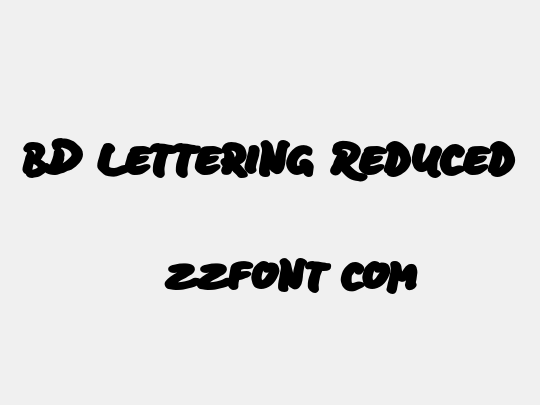 BD Lettering Reduced