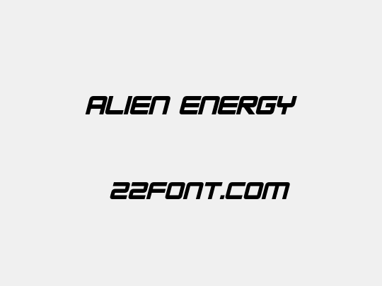 Alien Energy