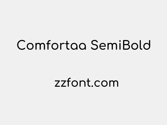 Comfortaa SemiBold