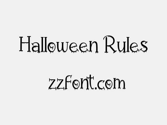 Halloween Rules