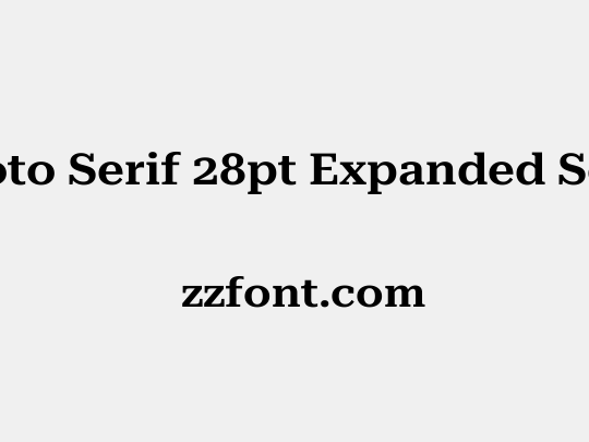 Roboto Serif 28pt Expanded SemiBold