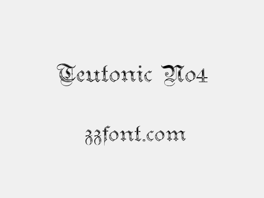 Teutonic No4