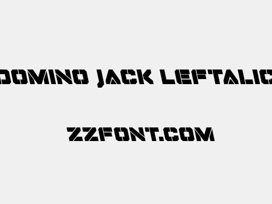 Domino Jack Leftalic