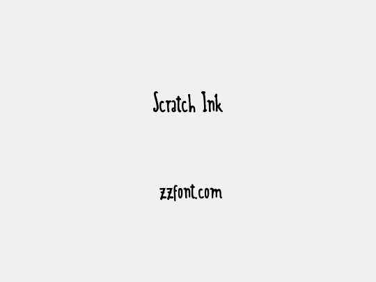 Scratch Ink
