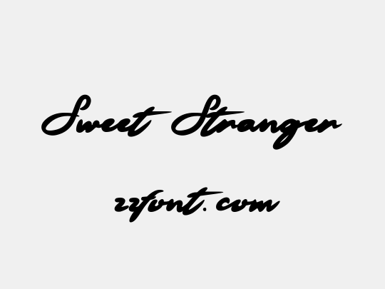Sweet Stranger