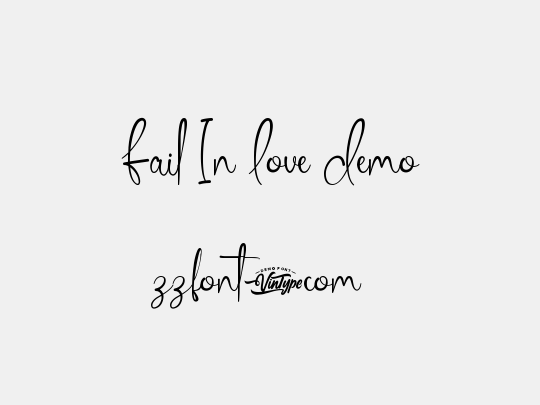 Fail In Love Demo