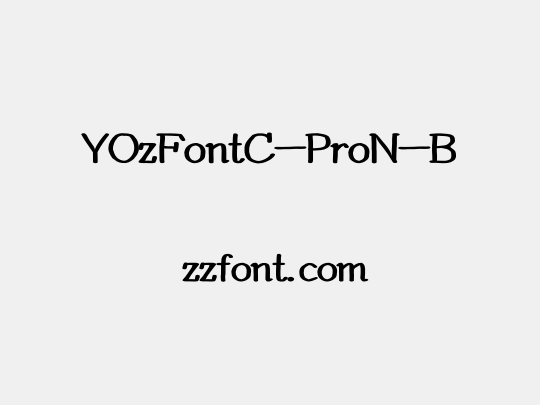 YOzFontC-ProN-B