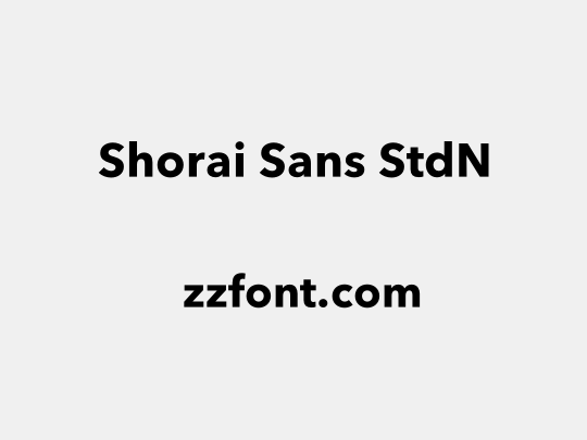 Shorai Sans StdN