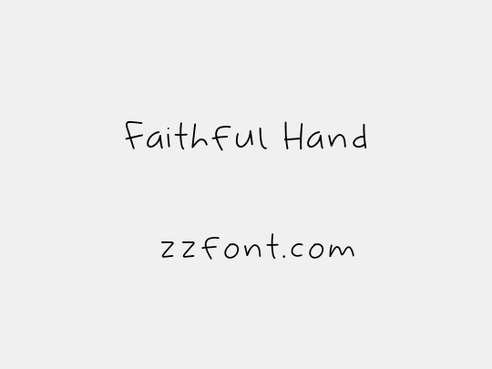 Faithful Hand