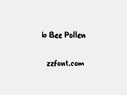 b Bee Pollen