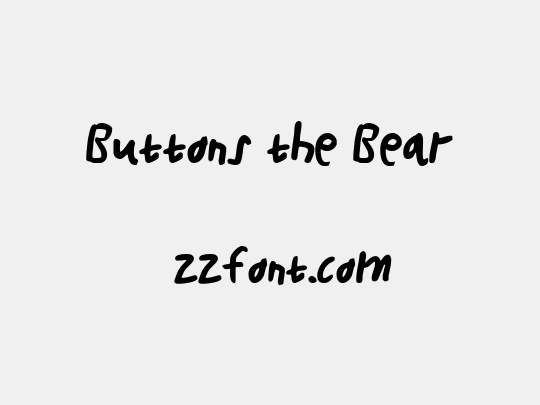 Buttons the Bear