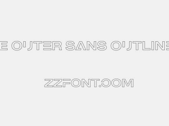 MADE Outer Sans Outline Alt